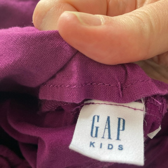 Kids gap purple overalls size medium never worn - Picture 4 of 5